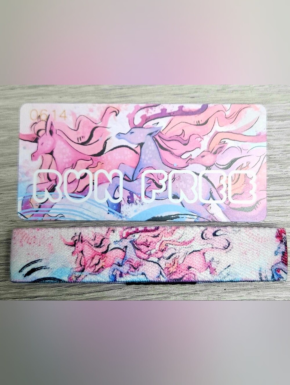 ZOX "RUN FREE" #614 Fantasy Fables HORSE GOLDIE Unredeemed New MED Wristband